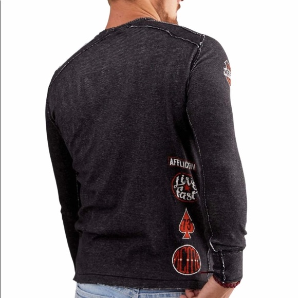 🆕Affliction American Customs Core Men’s Thermal - Picture 4 of 15